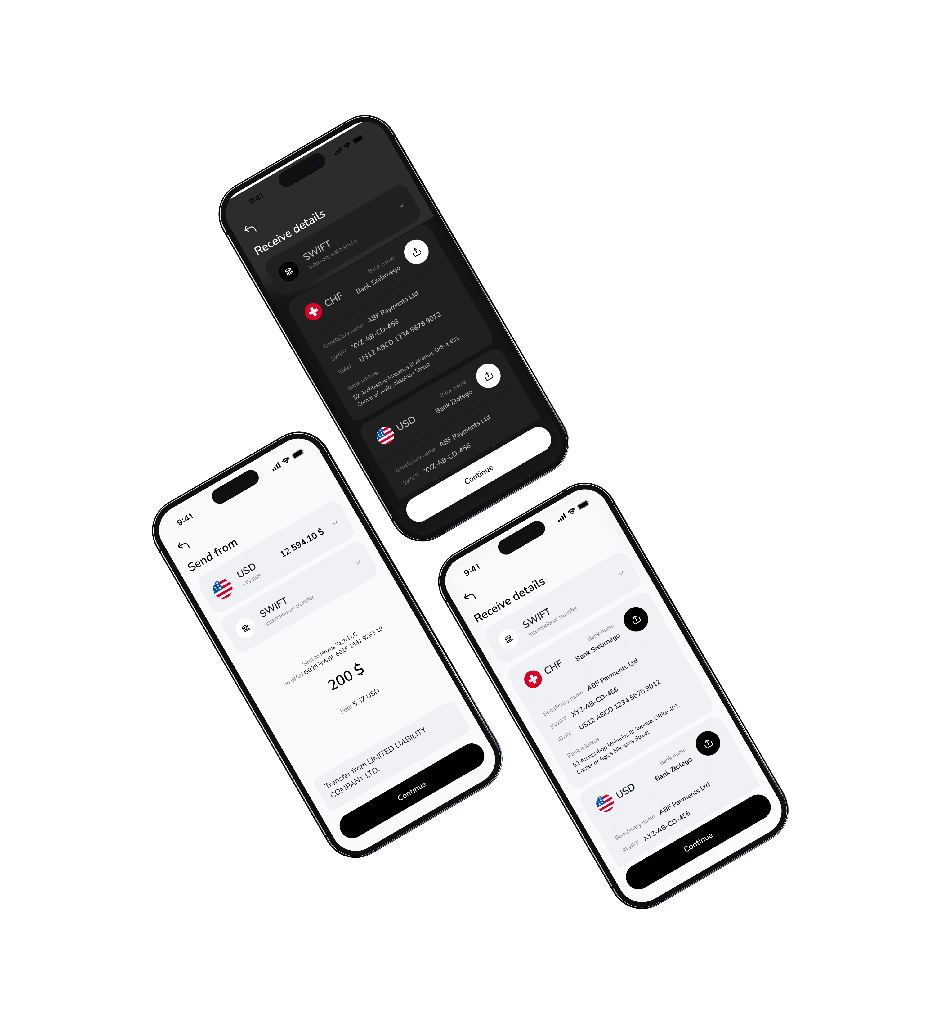 Receive or Send payments